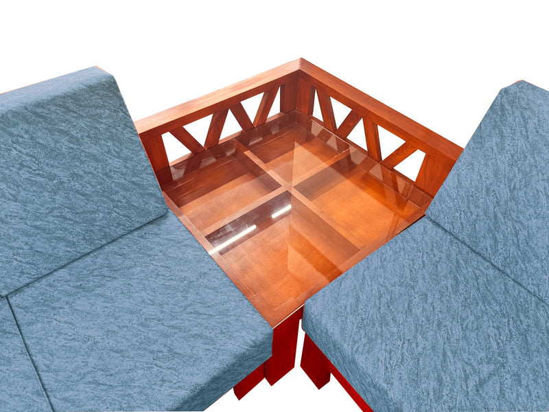 corner sofa v model teak py
