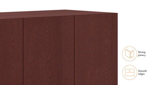 Engineered wood 3 door Wardrobe