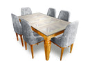 Dining table Marble top and Glass top