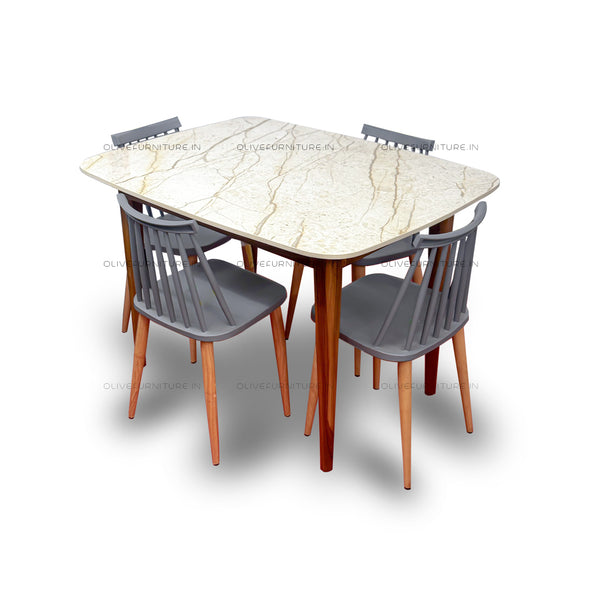 4 seater Marble Top Dining table
