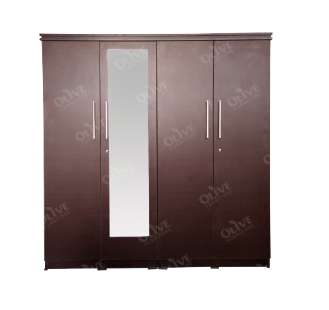 WARDROBE 4 DOOR AL-11 BRS