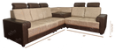 CORNER SOFA 105 KM