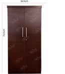 WARDROBE 2 DOOR AL-3 W/O GLASS BRS