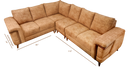 CORNER SOFA LARA STYLO