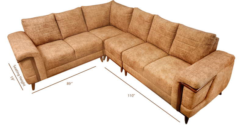 CORNER SOFA LARA STYLO