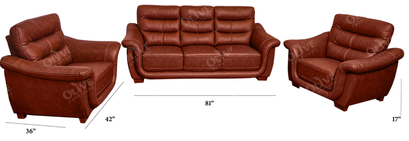 SOFA SET 3+1+1 TIAGO SMART