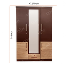 WARDROBE 5 DOOR BZ 15 BRS