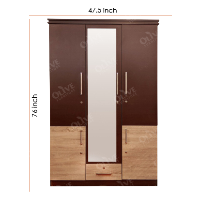 WARDROBE 5 DOOR BZ 15 BRS