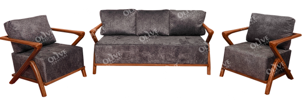 SOFA SET 3+1+1 Z MODEL TEAK DN