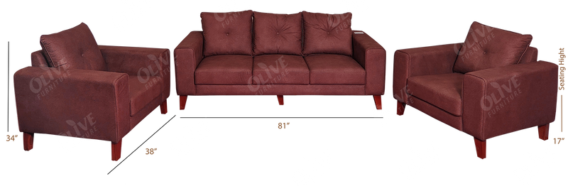 SOFA SET 3+1+1 516KM