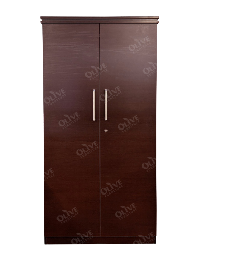 WARDROBE 2 DOOR AL-3 W/O GLASS BRS