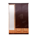 WARDROBE BZ 09 2 DRAWER BRS