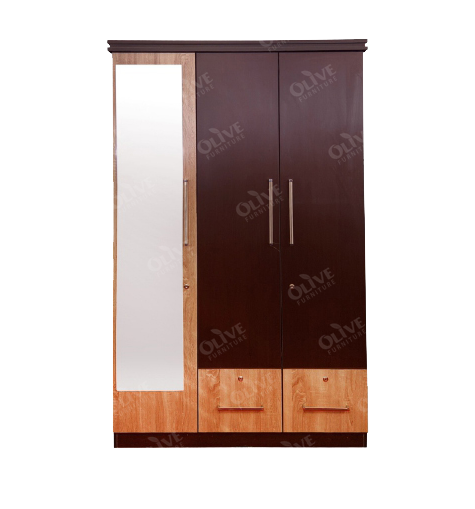 WARDROBE BZ 09 2 DRAWER BRS