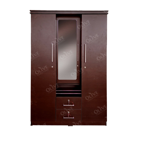WARDROBE 3 DOOR WITH DRESSING AL-9 BRS