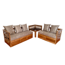 CORNER SOFA FLOWER MODEL TEAK PY