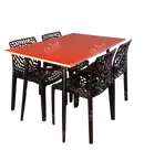DINING TABLE 4X3 PRELAM TOP PE