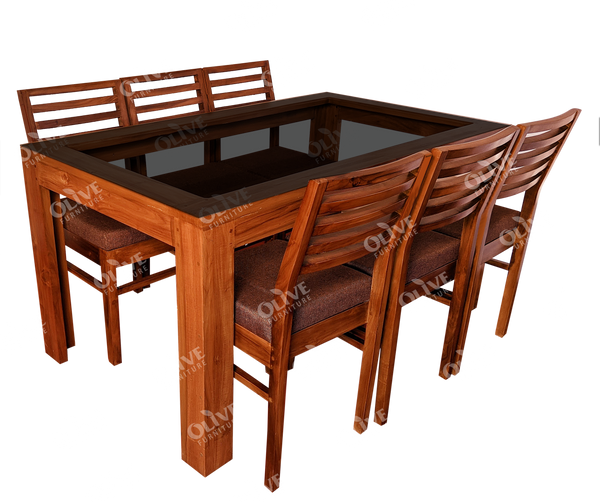 DINING TABLE 5X3 DT 623 TEAK CK