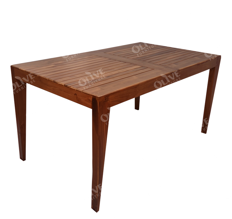 DINING TABLE 5X3 DT 105 TEAK BISMI