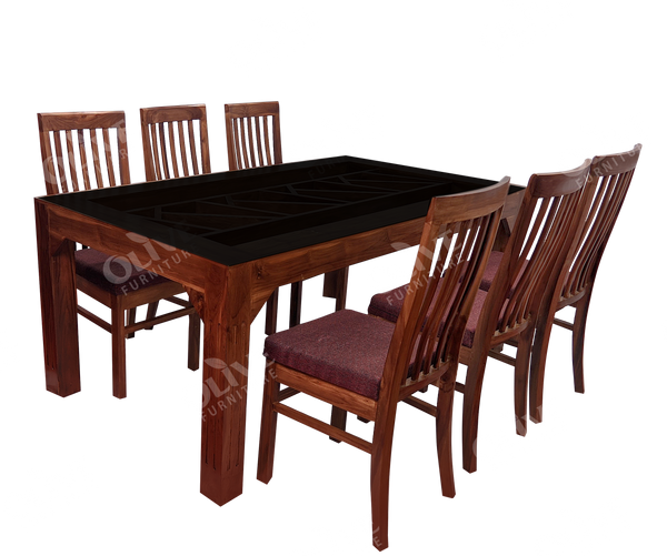 DINING TABLE 6X3.5 DT 605 TEAK CK