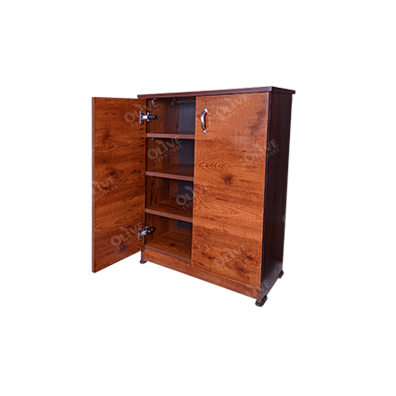 wooden finish shoe rack 