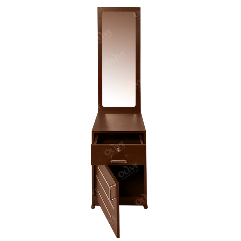 MIRROR TABLE WITH STORAGE 