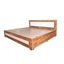 king bed with bottom open (6 1.4X6 COT 5 BRS)