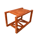 TEAPOY 2.5 X 1.5 TEAK IW