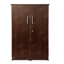 BOOK SHELF 4FEET GLASS BRS