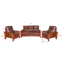 SOFA SET 3+1+1 TEAK REEPER MH