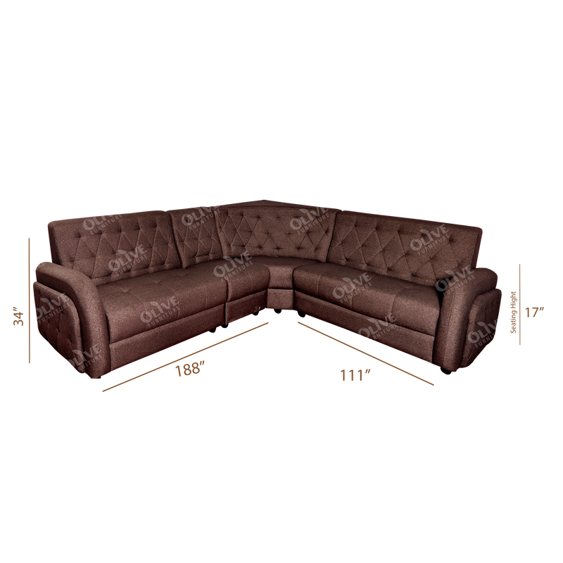 CORNER SOFA SISO SPRING STYLO