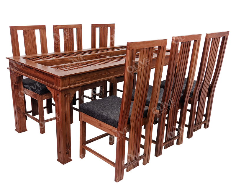 DINING TABLE 6X3 105 TEAK BISMI
