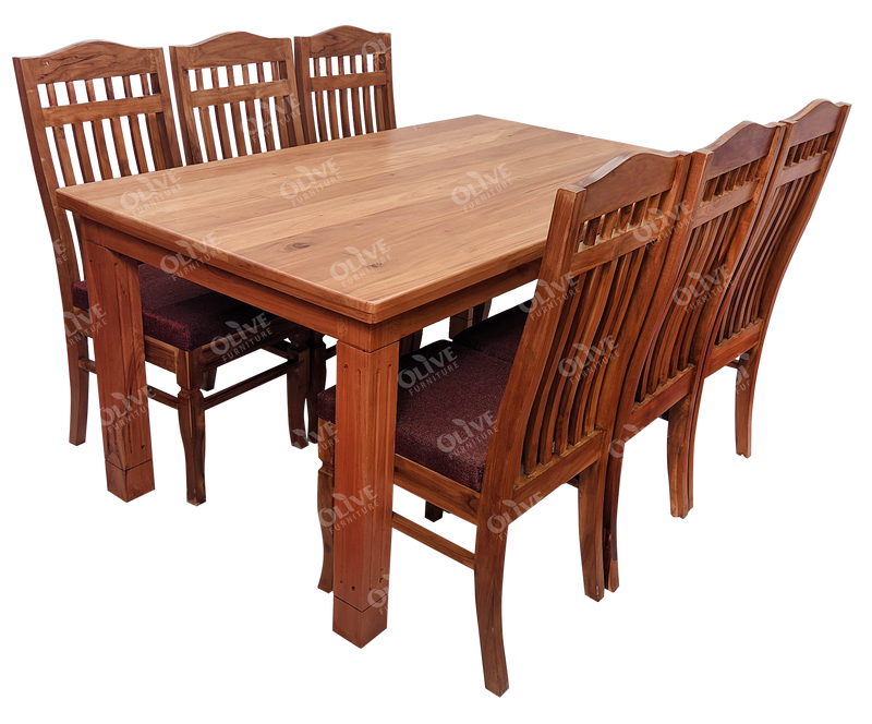DINING TABLE 5X3 WOODEN TOP MH MW 60
