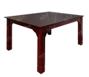DINING TABLE 4X3 W/G ECONOMY MH RW