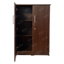 BOOK SHELF 4FEET GLASS BRS