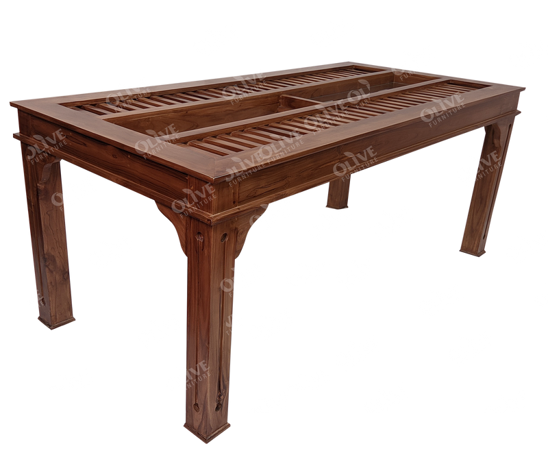 DINING TABLE 6X3 105 TEAK BISMI
