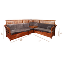 CORNER SOFA ORCHID TEAK IN