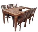 DINING TABLE 5X3 TEAK 102 IW