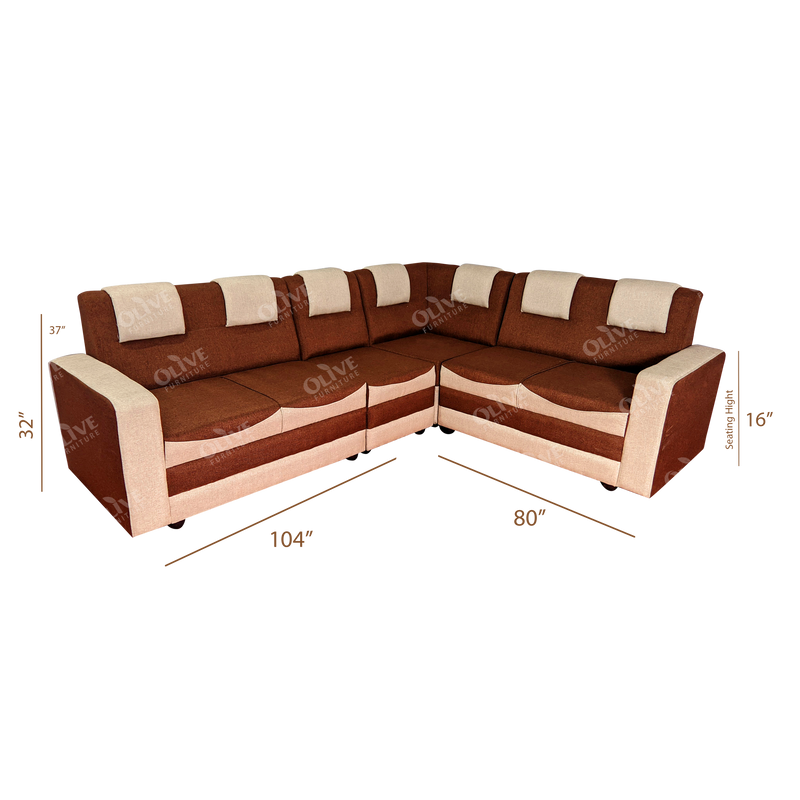 CORNER SOFA 047 JUTE MTK