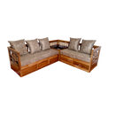 CORNER SOFA FLOWER MODEL TEAK PY