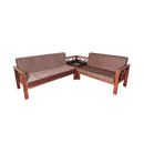 CORNER SOFA CHECK TEAK PY