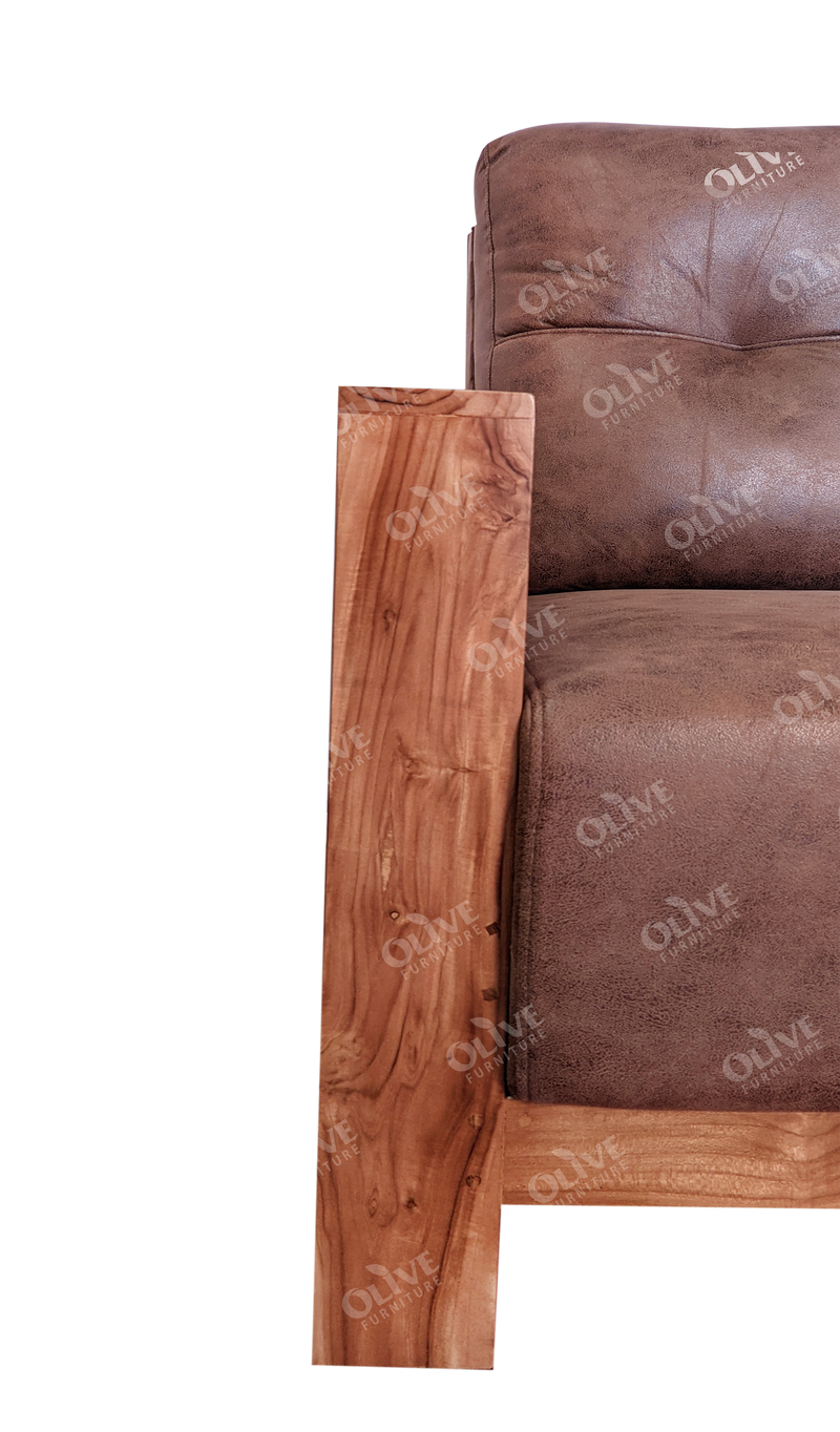 SOFA SET 3+1+1 TEAK REEPER MH