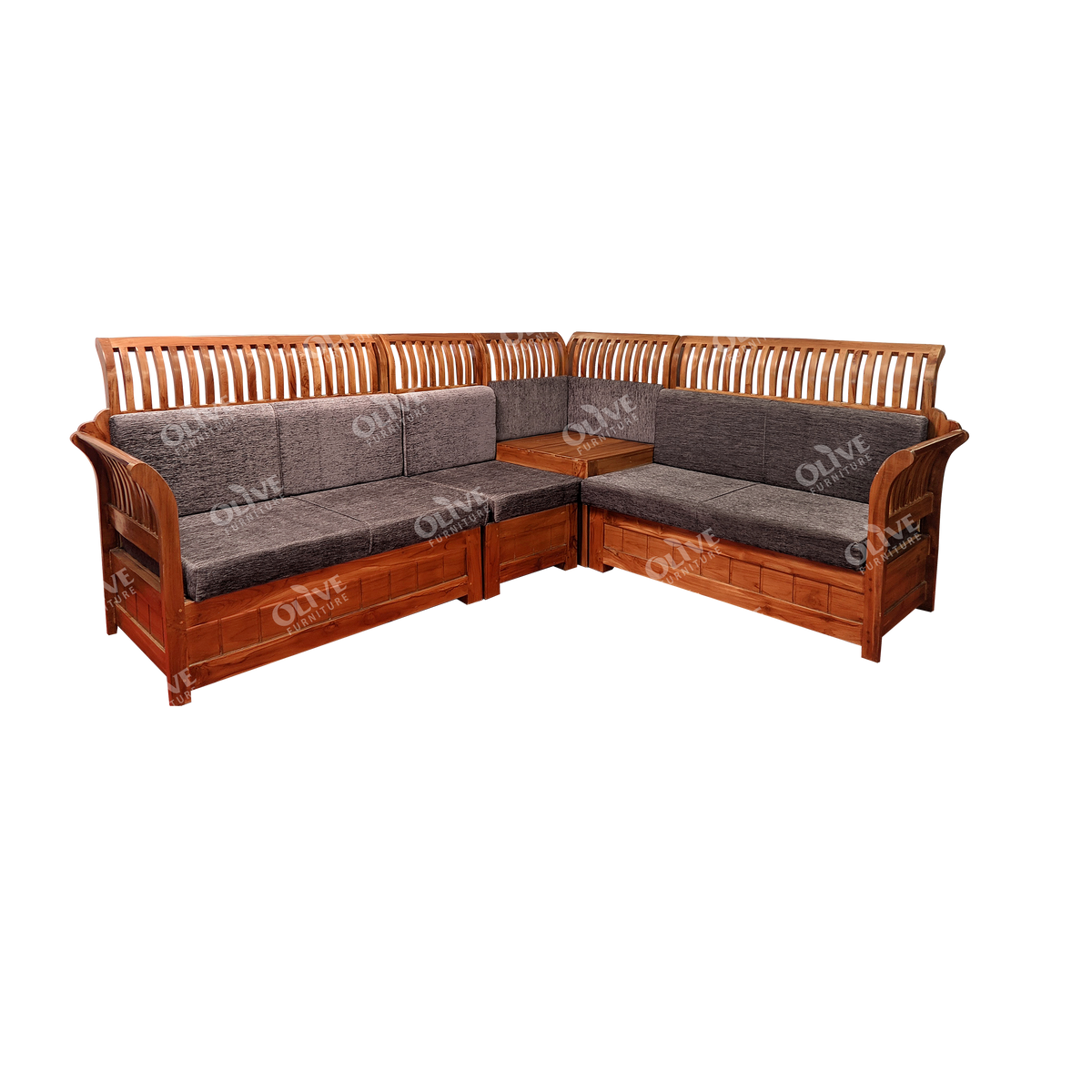 CORNER SOFA ORCHID TEAK IN